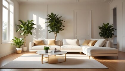 Photo interior modern design room 3d illustration