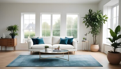 Photo interior modern design room 3d illustration