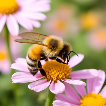 bee on flower