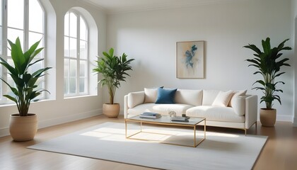 Photo interior modern design room 3d illustration