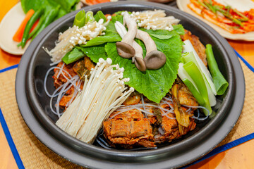 Gamjatang sold in Korea is delicious