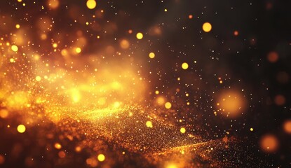 Fototapeta premium Abstract fiery particles background (1)
