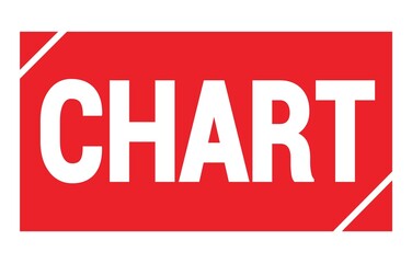 CHART text written on red stamp sign.