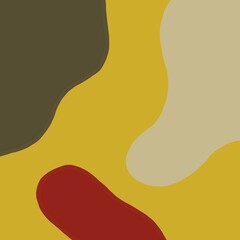 yellow foot prints abstrack pattern