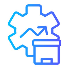 strategy gradient icon