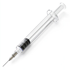 Fototapeta premium syringe on white background