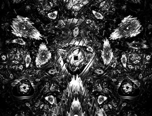 Imaginatory fractal abstract background Image