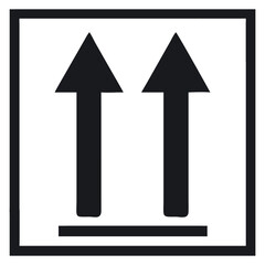 This Side Up Symbol: Packaging Orientation Icon