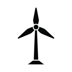 wind turbine isolated on white