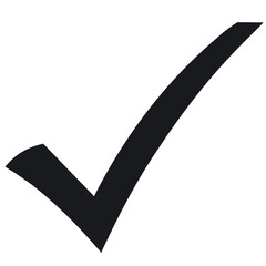 Check Mark Icon Vector - Confirmation and Success Symbol for Design