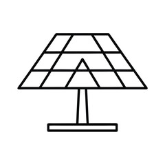 vector illustration of a lamp