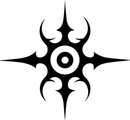 Fierce Thorn Tribal Tattoo Design