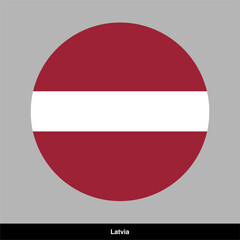 Latvia country flag vector isolated on transparent background