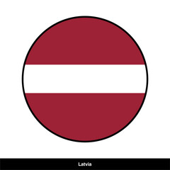 Latvia country flag vector isolated on transparent background