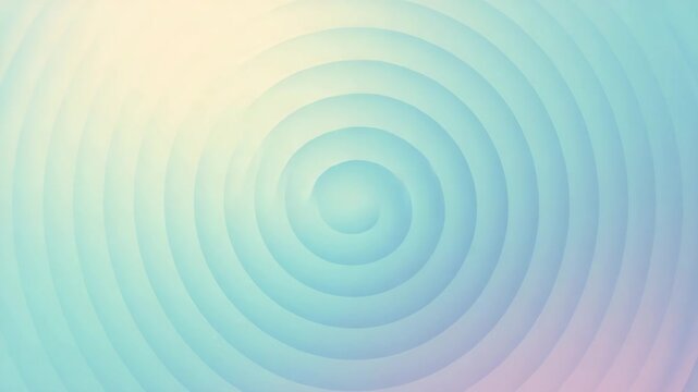 Soft pastel concentric circles fading gently in calming gradient

