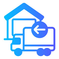 logistics gradient icon