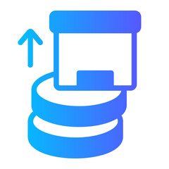 database gradient icon