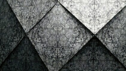 Geometric abstract shapes, grayscale, subtle texture , tile, dots