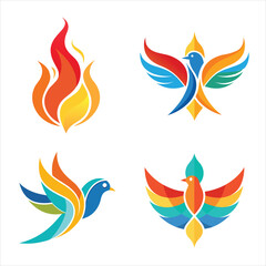 Holy spirit inspired Pentecost icon designs