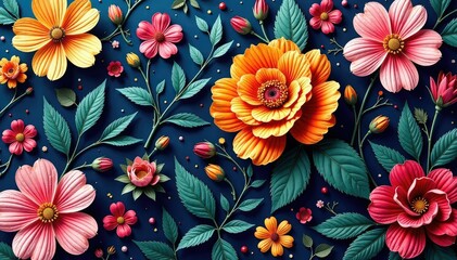 Intricate floral lacework, showing a consistent repeating motif , shadow, surface