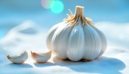 Garlic Isolated on white background