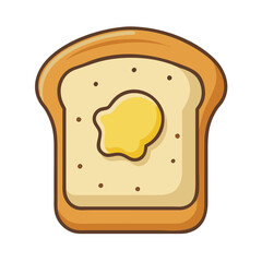 Toast bread with butter breakfast food delicious meal gourmet bakery tasty slice golden fresh baked