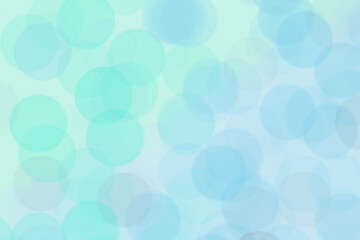 Soft and cute watercolor bubble pastel blue and mint background