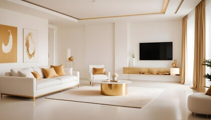 Photo interior modern design room 3d illustration