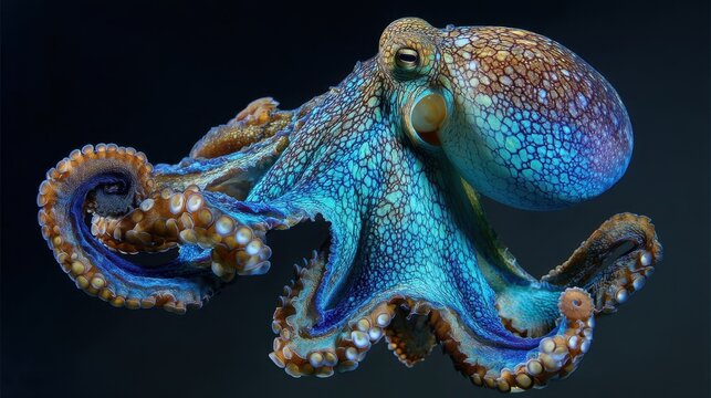 Iridescent Octopus: A Deep Sea Marvel