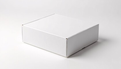 folded box mockup, clean white background