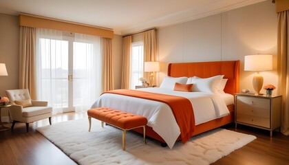 Photo interior modern design room 3d illustration