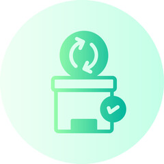 replacement gradient icon