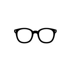 Flat illustration of sunglasses on white background