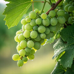 Green grapes AI generated 