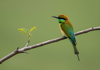 Obraz premium bee eater perched on branch