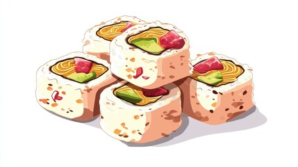 Delicious Sushi Rolls
