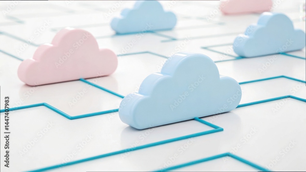 Poster Visualization of Cloud Computing Concepts in Business Strategies