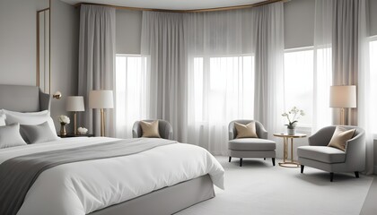 Photo interior modern design room 3d illustration