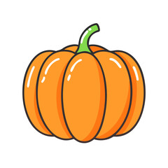 Isolated pumpkin illustration vector design halloween thanksgiving autumn harvest graphic art