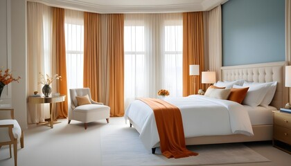 Photo interior modern design room 3d illustration