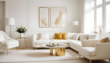 Photo interior modern design room 3d illustration
