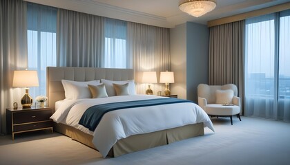 Photo interior modern design room 3d illustration