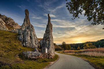 Steinerne Jungfrauen, Wanderung im Eselsburger Tag