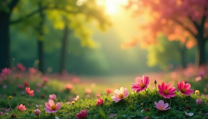 Abstract blurred nature scene, perfect for website backdrop, water, texture, yellow