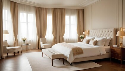 Photo interior modern design room 3d illustration