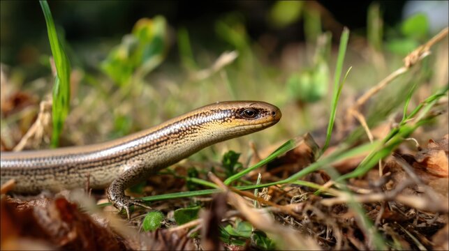 Ground Skink in Natural Habitat