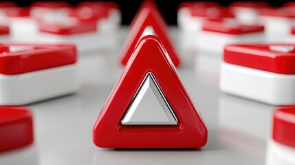 Bear trap pattern alert icon representing failed bearish moves in financial market analysis and trading strategies