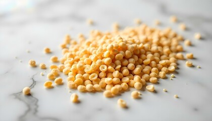 bulgur cereal isolated on white