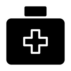 First Aid Kit Glyph icons