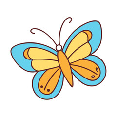 Butterfly vector illustration drawing cute butterfly clip art butterfly image butterfly graphic design